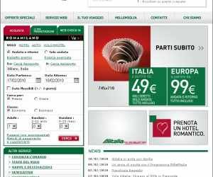 ALITALIA PER SAN VALENTINO