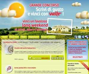 Scrivi di Gusto & Vinci Con Valle'  - 2° edizione 2010