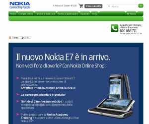 NOKIA E7: PRENOTA E VINCI SU NOKIA ONLINE SHOP