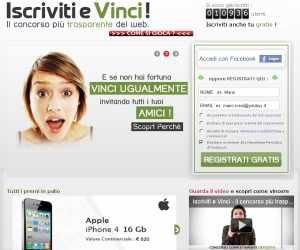 ISCRIVITI E VINCI