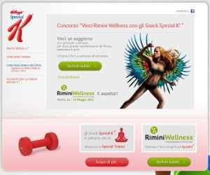 Vinci Rimini Wellness con gli snack Special K