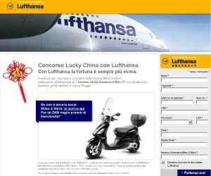 LUCKY CHINA CON LUFTHANSA