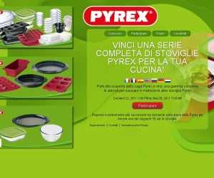 VINCI UNA SERIE COMPLETA DI STOVIGLIE PYREX PER LA TUA CUCINA!