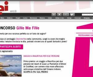 GiVe Me FiVe - Festeggia i 5 anni con A sull’isola dei tuoi sogni