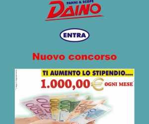 PANNI E SCOPE DAINO – TI AUMENTA LO STIPENDIO