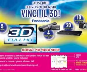 GRANDE CONCORSO: SCOPRI TUTTE LE DIMENSIONI DEL GUSTO – VINCI IL 3D PANASONIC