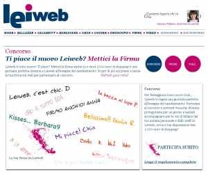 Mettici la firma - Vinci la giornata perfetta con Leiweb