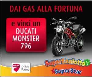 SUPERENALOTTO ONLINE TI PREMIA CON  DUCATI!
