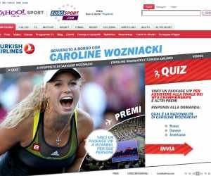 WELCOME ON BOARD WITH CAROLINE WOZNIACKI