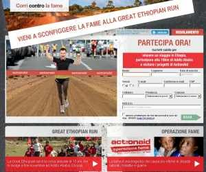 Vinci un viaggio in Etiopia e corri contro la fame