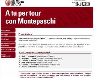 A tu per tour con Montepaschi