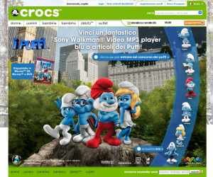 Crocs I Puffi