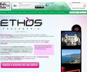 Radio Italia ti porta da Ethos Profumerie