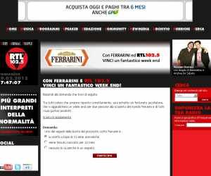 GIOCA CON FERRARINI E RTL 102.5