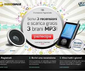 Scrivi 3 recensioni e scarica gratis 3 brani MP3!
