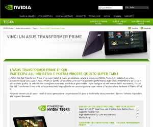 Vinci un ASUS Transformer Prime