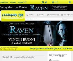 Scopri il mistero di “The Raven” su Postepay Fun