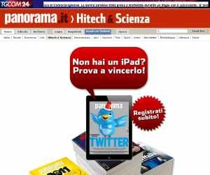 Vinci un iPad2 con panorama.it