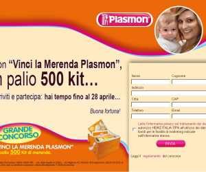 Vinci la MERENDA PLASMON