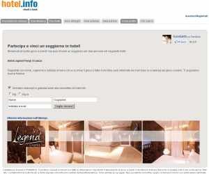 Partecipa e vinci un soggiorno in hotel!
