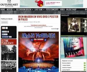 IRON MAIDEN EN VIVO DVD E POSTER IN PALIO