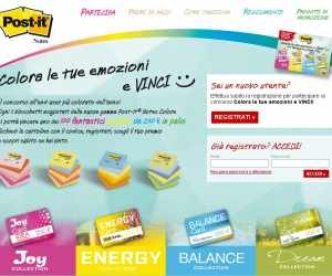 Post-it® Colora le tue emozioni e vinci