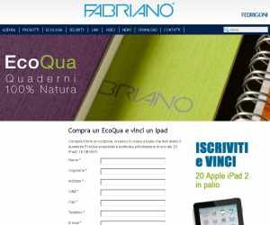 COMPRA UN QUADERNO ECOQUA E VINCI UN IPAD