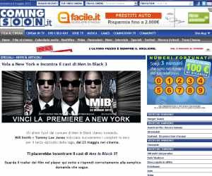VINCI LA PREMIERE DI Men In Black 3