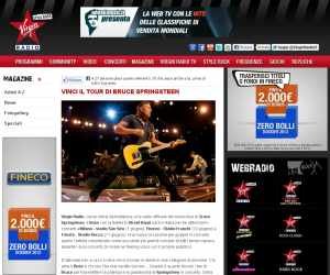 VINCI IL TOUR DI BRUCE SPRINGSTEEN