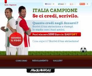 ITALIA CAMPIONE, SE CI CREDI SCRIVILO!