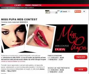 MISS PUPA WEB CONTEST