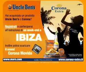 Uncle Ben's e Corona ti fanno vincere Ibiza 2012