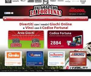 CONCORSO “Fai goal con la fortuna”
