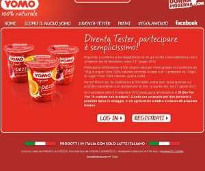 DIVENTA TESTER YOMO 100% NATURALE