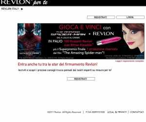 GIOCA E VINCI CON THE AMAZING SPIDERMAN E REVLON