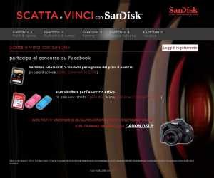 SCATTA E VINCI CON SANDISK