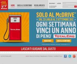 VINCI UN ANNO DI CARBURANTE CON McDRIVE®