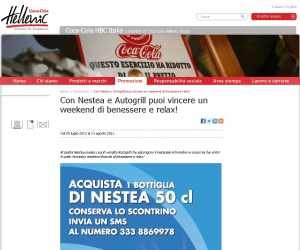 CON NESTEA E AUTOGRILL VINCI BOSCOLO GIFT