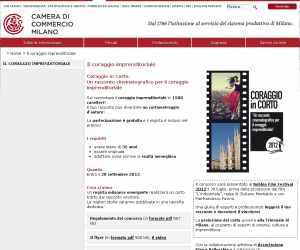 Coraggio in Corto “Un racconto cinematografico per il coraggio imprenditoriale”