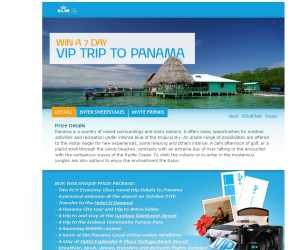 Win a VIP trip to Panama
