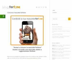Concorso Mascotte Forfone