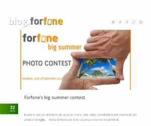 Forfone’s big summer contest
