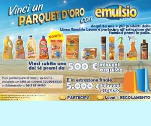 VINCI UN PARQUET D’ORO CON EMULSIO