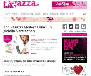 CON RAGAZZA MODERNA VINCI IL TUO PRIMO GIOIELLO NOMINATION