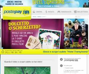 Un concorso da urlo con Hotel Transylvania