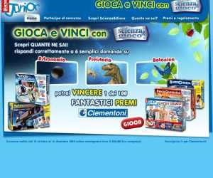 GIOCA E VINCI CON LA SCIENZA CLEMENTONI