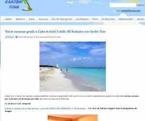 Vai in vacanza gratis a Cuba in hotel 5 stelle All Inclusive con Caribe Tour