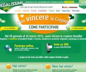 PUOI VINCERE LA CREPIERA NUTELLA