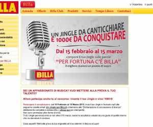Un Jingle per BILLA