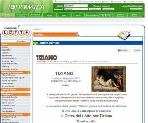 IL GIOCO DEL LOTTO PER TIZIANO